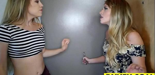  Lesbian girl seducing her maid